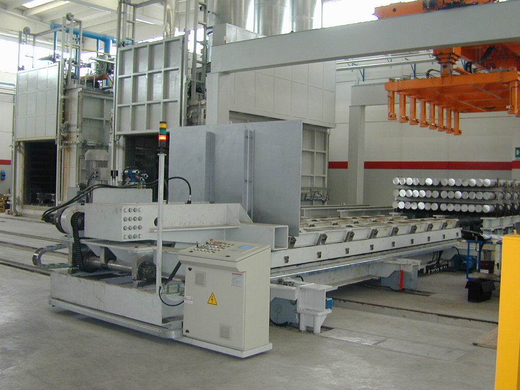 Billet homogenization treatment plant