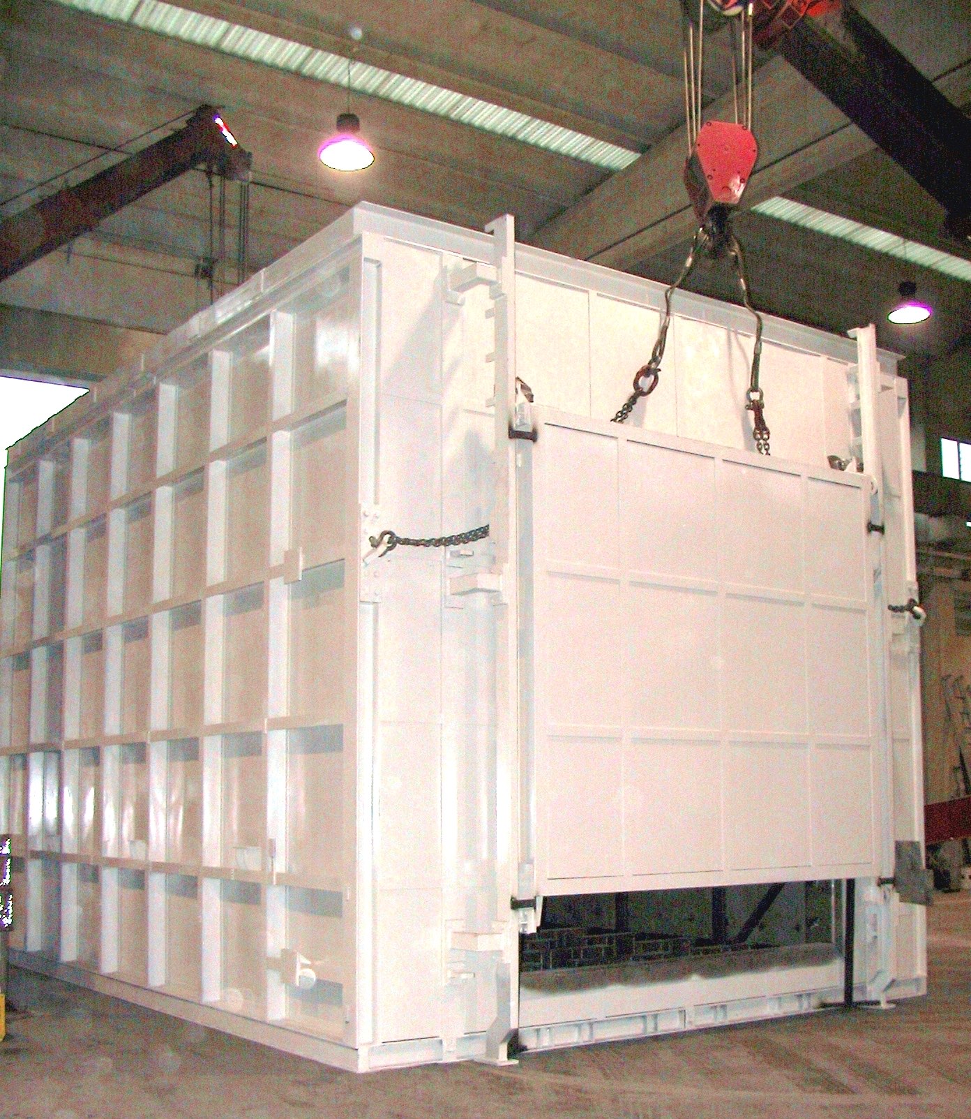 Billet homogenization treatment plant